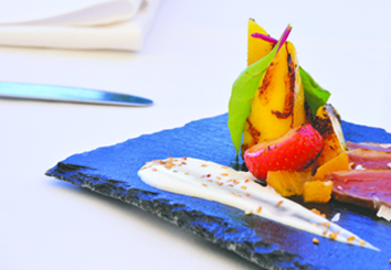 Foto Receta Parrillada de Mango Trops con tataki de pato