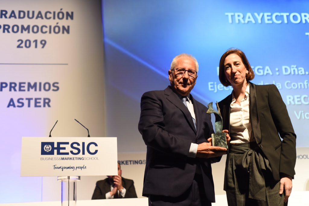 José Linares, Vicepresidente de TROPS, y Natalia Sánchez, Vicepresidenta de la Confederación de Empresarios de Málaga